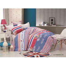 Custom design 4pc 100%cotton printed bed spread duvet cover
